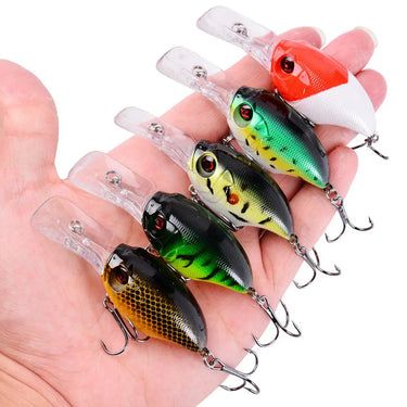 Laser Crank Fishing Lure 8CM 11.6G Hard Bait Artificial Wobblers Fake Bait Carp Bass Crankbait Fly Fishing Accessories