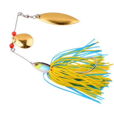 19.5G Spinnerbait Jig Metal Bait Spinner Spoon Bass Baits Sequin Fishing Tackle Lures Pike Wobbler Carp Fishing Hook