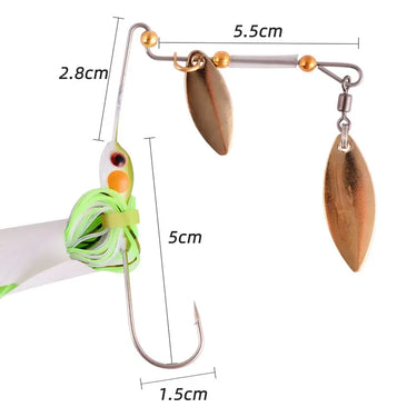Spinner Bait Metal Jig 13g 16g Fishing Lure Spinner Blades Pike Bass Carp Fishing Tackle Spinnerbait Hard Lure