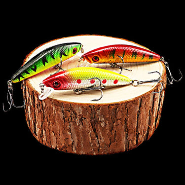 1Pcs Minnow Fishing Lure 70mm 8g 3D Eyes Crankbait Wobbler Artificial Plastic Hard Bait Fishing Tackle Peche Pesca Trolling Lure