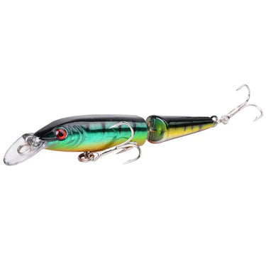 10.8cm 9.3g wobbler Pike Fishing Lures Artificial Multi Jointed Sections Bait Crankbait Fake Fish Fishing Accessories