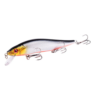 Minnow Fishing Lure 14cm 22.5g Floating Artificial Hard Bait Bass Wobblers Lures Crankbait Pike Treble Hooks Tackle