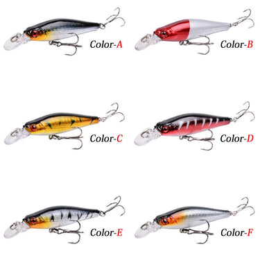Minnow Bait Fishing Lure 8cm 8g Floating Wobblers Topwater Lures isca artificial carp fishing crankbait pesca