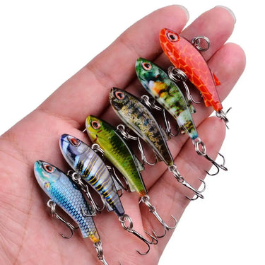 VIB Fishing Lure Swim Minnow Wobbler Hard Bait 42mm 4.2g Artificial Crankbait Winter Sea Fishing Bass Diving Swivel Bait
