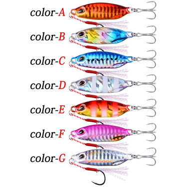 Metal Cast Jig Spoon 10g 15g 20g 25g 30g 50g Shore Casting Jigging Fish Sea Bass Fishing Lure Artificial Bait Tackle