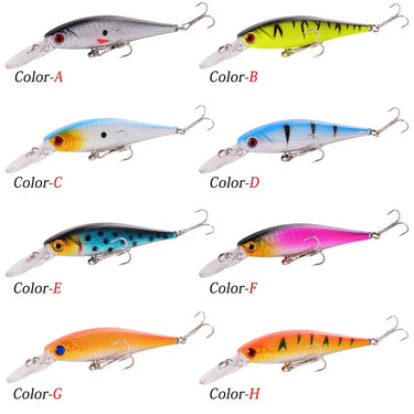 Minnow Fishing Lure Floating Wobbler 10cm 9g Crankbait Bass Artificial Bait Pike Carp Lure Peche Fishing Tackle Accessories