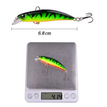 Japan Design High Quality Hard Fishing Lure Pesca 68mm 4g Float Stream Bait For Trout Pike Perch Bass