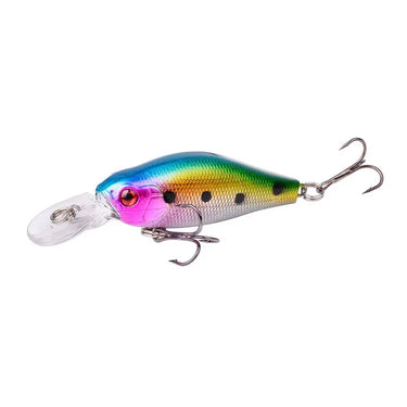 Crankbait Wobbler Hard Fishing Tackle 8g 7cm Swim Bait CrankBaits Bass Fishing Lures 10 Colors Fishing Accessories