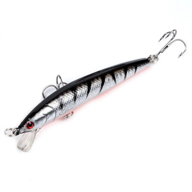Lifelike Minnow Fishing Lure 9.5cm 7.5g Crankbait Hard Bait Tight wobbler Treble Hooks Plastic Fish Bait