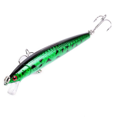 Lifelike Minnow Fishing Lure 9.5cm 7.5g Crankbait Hard Bait Tight wobbler Treble Hooks Plastic Fish Bait
