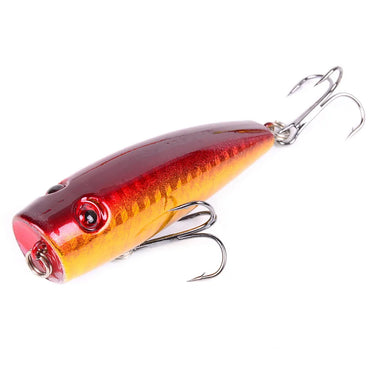 Popper Fishing Lure with 4# Hooks 7cm 9g Floating Crankbait Artificial Bait Poper Pesca Carp Pike