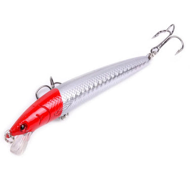 Lifelike Minnow Fishing Lure 9.5cm 7.5g Crankbait Hard Bait Tight wobbler Treble Hooks Plastic Fish Bait