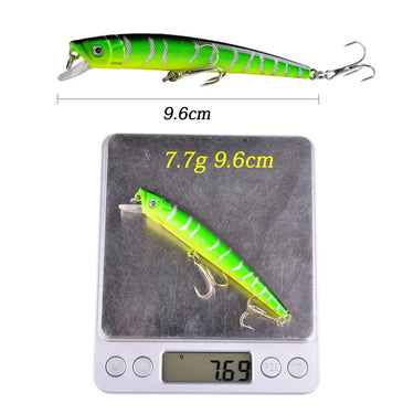 9.6cm 7.7g Crankbait Fishing Lure Artificial Crank Hard Bait Plastic Lifelike Swimbait Fishing Wobbler Japan Fish Lures