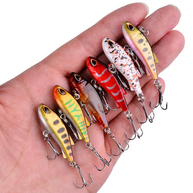 Sinking Mini VIB Outdoor Fishing Lure 4.5cm 4g Vibration Artificial Baits Winter Ice Fishing Wobbler Bass Crankbait Fishing