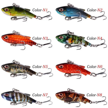 VIB Fishing Lure Swim Minnow Wobbler Hard Bait 42mm 4.2g Artificial Crankbait Winter Sea Fishing Bass Diving Swivel Bait