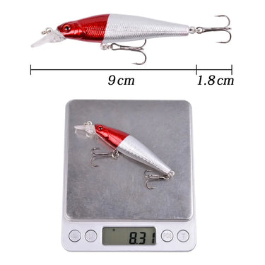 Minnow Bait Fishing Lure 8cm 8g Floating Wobblers Topwater Lures isca artificial carp fishing crankbait pesca