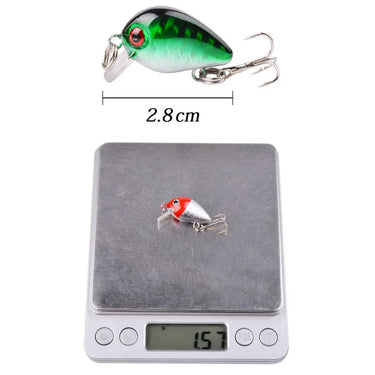 Mini Crank Lure 3cm 2g Wobbler Mini Topwater Crankbait Artificial Japan Hard Bait Pesca Floating Minnow Fishing Lures bass