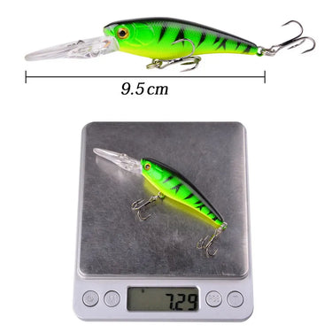 Long Lip Minnow Fishing Lure 95mm 7g Isca Artificial Pesca Hard Fake Bait Crankbait wobbler Good For Fishing Tackle