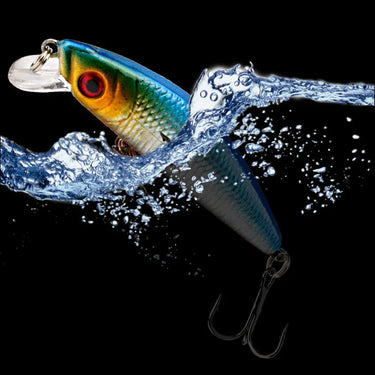 1Pcs Minnow Fishing Lure 70mm 8g 3D Eyes Crankbait Wobbler Artificial Plastic Hard Bait Fishing Tackle Peche Pesca Trolling Lure