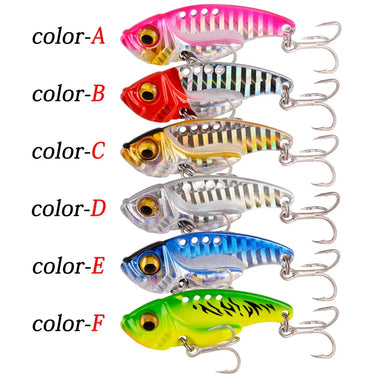 3/7/10/15/20g 3D Eyes Metal Vib Blade Lure Sinking Vibration Baits Artificial Vibe for Bass Pike Perch Fishing Lures 6 Colors