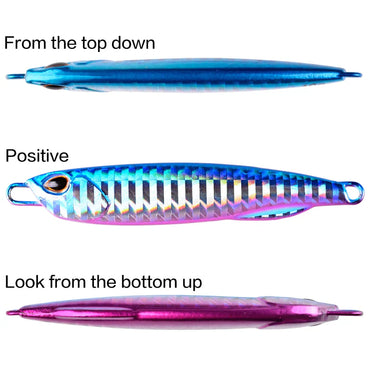 Metal Jig Long Shore Fishing Lure 10g-40g Sinking Lures Sea Jigs Spoon Winter Fishing Tackle Pesca Jigging Lure Ice Bait