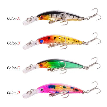 7cm 3.8g Crankbait Fishing Lure Artificial Crank Hard Bait Plastic Lifelike Swimbait Fishing Wobbler Japan Fish Lures