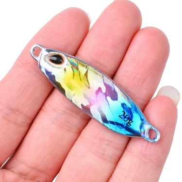 10/15/20/30/40g Fishing Lure Artificial Bait Without Hooks Reusable Metal Sinking Casting Lure Jigging Spoon Fishing Tackle