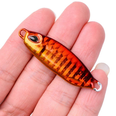 10/15/20/30/40g Fishing Lure Artificial Bait Without Hooks Reusable Metal Sinking Casting Lure Jigging Spoon Fishing Tackle