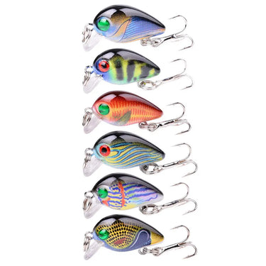 Mini Crank Lure 3cm 2g Wobbler Mini Topwater Crankbait Artificial Japan Hard Bait Pesca Floating Minnow Fishing Lures bass