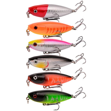 Top Water Pencil Fishing Lure 5.9cm 7g Floating Dog Walking Wobblers Tackle Artificial Hard Bait With Hooks For Bass Pesca