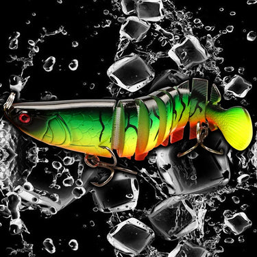 11cm 19g Fishing Lure Multi Jointed Hard Bait Lifelike Joint Bait 8 Segments Hard Bait Fishing Lure Swimbait Lure