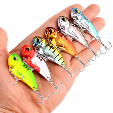 8g 10g 14g 19g Metal VIB Spinner Spoon Artificial Bait Sinking Vibration Fishing Lure Trout Bass Jig Tackle