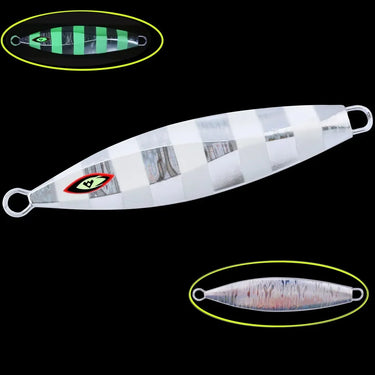 100g 150g 200g 250g 300g Deep-sea Boat Fishing Sardine Slider Jigging Lure Long Cast Metal Jig Fishing Lure Sea Fishing Jigs