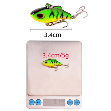 New 3.4cm/5g Winter Crankbait Wobbler Sinking Fishing Crankbaits Vib Lure Ice Hard Lure Mini Wobblers Crankbait Sea Fishing Lure