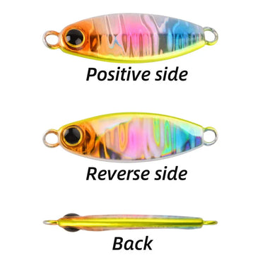 New 3D Printing Cast Jig Lure 10g Slow Metal Jig Trout Tuna Bass Shore Casting Jigging Spoon Sea Fishing Jigging Lure