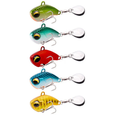 Rotating Metal VIB vibration Bait Spinner Spoon Fishing Lures 6g/14g/26g Jigs Trout Wobbler Fishing Hard Baits Tackle Pesca