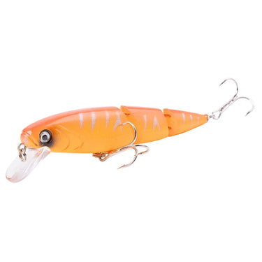 Multi Section Sea Bass Hard Fishing Lure 3D Fish Eyes Crankbaits Minnow Fake Artificial Bait Suit For Fishing Carp Tackle
