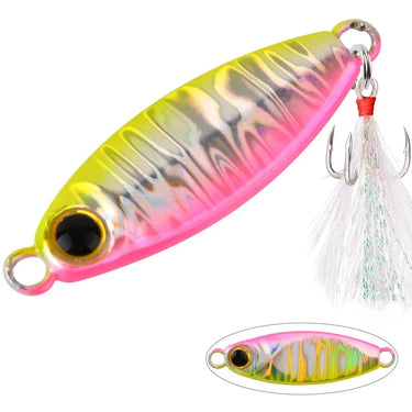 New 3D Printing Cast Jig Lure 10g Slow Metal Jig Trout Tuna Bass Shore Casting Jigging Spoon Sea Fishing Jigging Lure