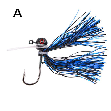 3D Eye Jig Head Spinner Bait Fishing Lure 10g/14g /18g  For Bass Fishing Snag-Free Design Swim Jigs Bass Finesse Jig