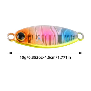 Japen Micro Metal Cast Jig Spoon 10g Shore Casting Jigging Fish Sea Bass Fishing Lure Artificial Bait Tuna Tackle