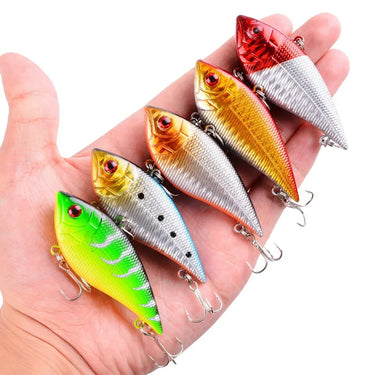 VIB Fishing Lure Lead Swim Minnow Wobbler Hard Bait 70mm 10g Artificial Crankbait  Sea Fishing Bass Diving Swivel Bait