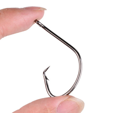100pcs/box Octopus Fishing Hooks High Carbon Steel Barbed Circle Hook Tackle Fishhook for Carp Fishing