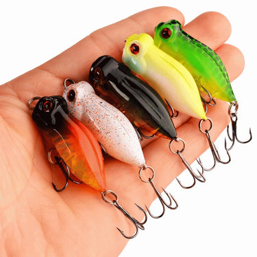 Pencil 3D Eyes Fishing Lures 4cm 3g Topwater  Bait 5Colors Hard Bait Artificial Wobblers Plastic Fishing Tackle