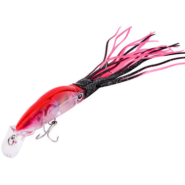 Large Simulation Octopus Squid Fishing Lures Bait 19g 38g 3D Eyes Fishing Lure Hard Bait Wobbler Squid Jig Lure