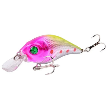 80MM 11g Hard VIB Lures Fishing Minnow Bait Treble Hooks Sinking Crankbait Wobblers Fishing Tackle 3D Eyes