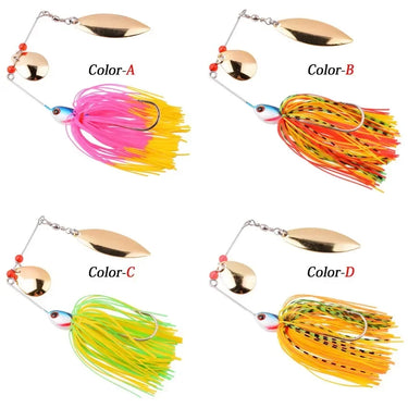Spinner Bait 15.7G Metal Lure Hard Fishing Lure Spinner Lure Spinnerbait Pike Swivel Fish Tackle Wobbler Fishing