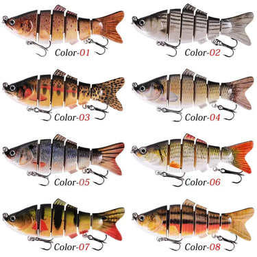 10cm 19g Pike Wobblers for Fishing Artificial Bait Hard Multi Jointed Swimbait Crankbait Lifelike Fishing Lure Tackle