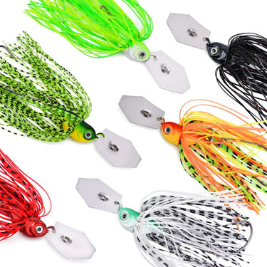 Fishing Lure Chatter Bait Spinner Bait 7G 10G 14G Blade Jig Dancer Buzzbait Wobbler Chatterbait for Bass Pike