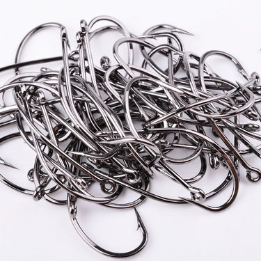 50PCS/Box High Carbon Maruseigo Fishing Hook Fish Jig Hook Japan Carp Hook Fishing Circle Hooks Fly Fishing Tackle