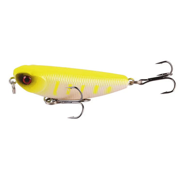 Top Water Pencil Fishing Lure 5.4cm 6g Floating Dog Walking Wobblers Tackle Artificial Hard Bait With Hooks For Bass